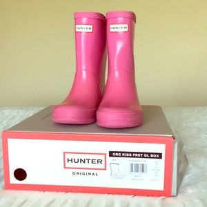 Fuschia Hunter Rainboots